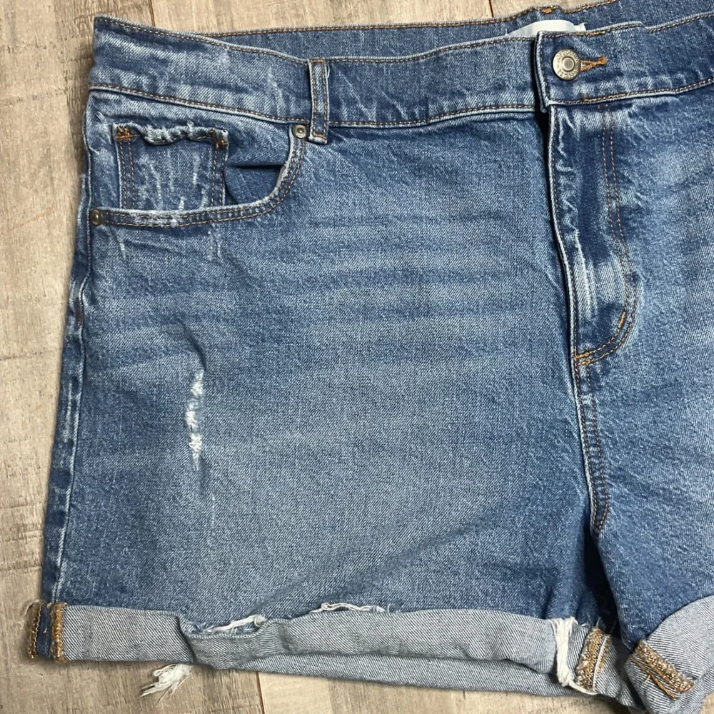 LOFT denim mid